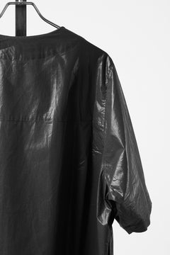 画像をギャラリービューアに読み込む, 【SAMPLE SALE】A.F ARTEFACT NO COLLAR SHIRT / COATING COTTON (BLACK)