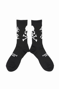 画像をギャラリービューアに読み込む, mastermind JAPAN STITCH CREW SOCKS (BLACK)