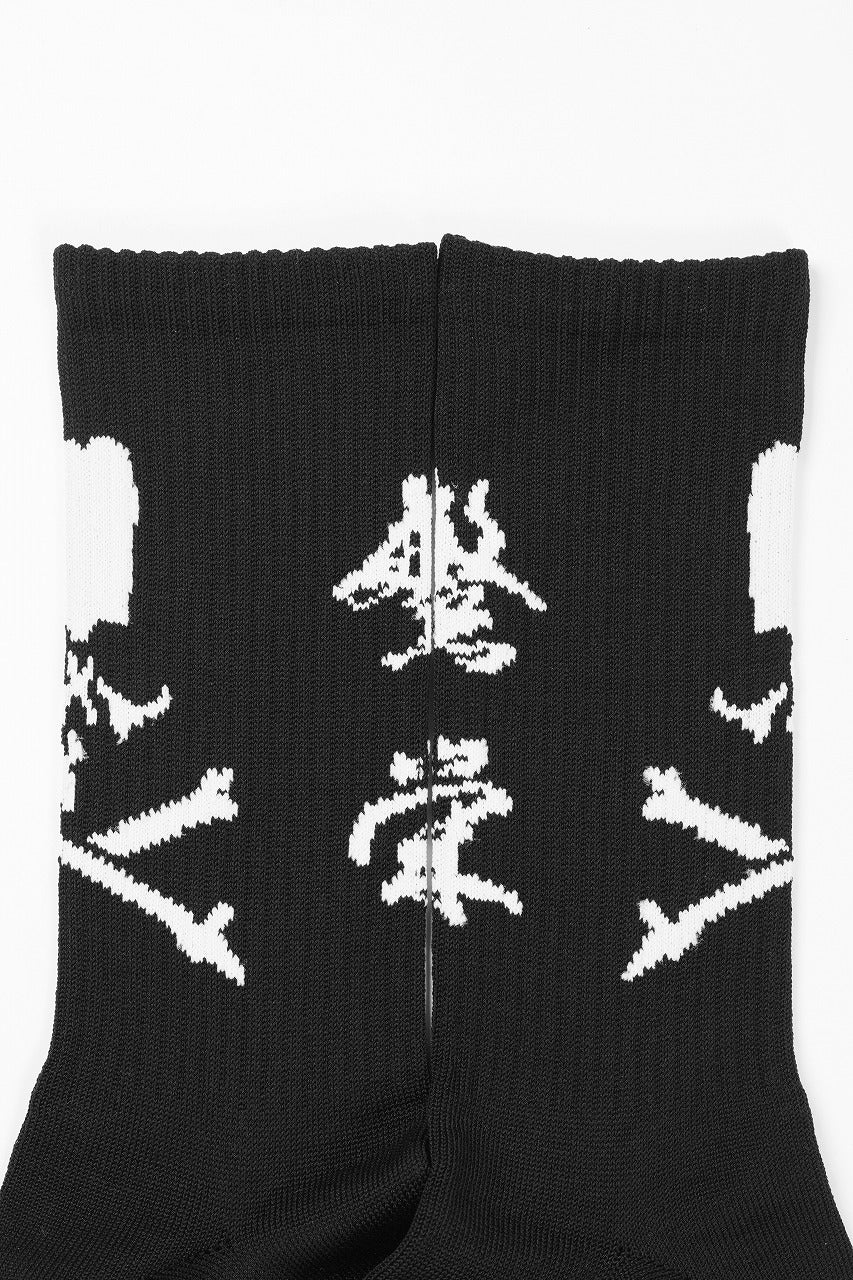 画像をギャラリービューアに読み込む, mastermind JAPAN STITCH CREW SOCKS (BLACK)
