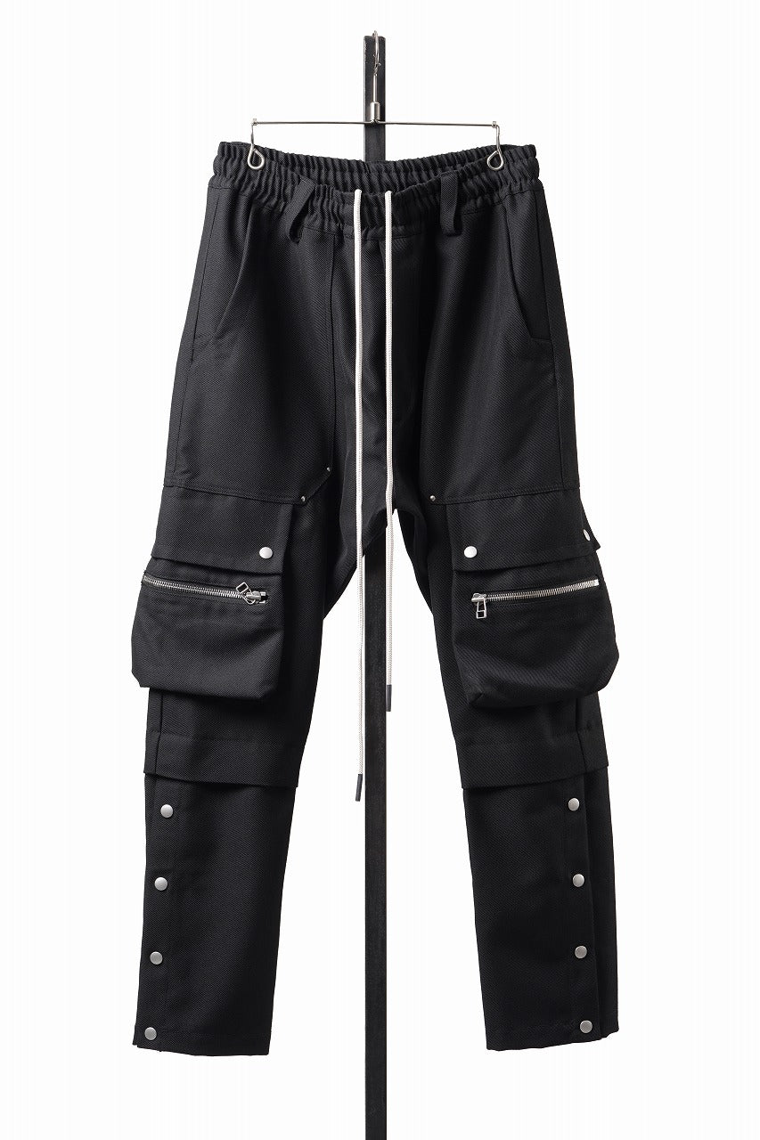 SAMPLE SALE】A.F ARTEFACT SOLID CARGO PANTS / WOOLISH TWILL CLOTH