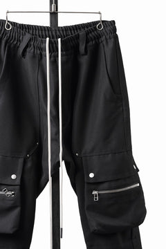 画像をギャラリービューアに読み込む, 【SAMPLE SALE】A.F ARTEFACT SOLID CARGO PANTS / WOOLISH TWILL CLOTH (BLACK)