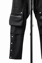 画像をギャラリービューアに読み込む, 【SAMPLE SALE】A.F ARTEFACT SOLID CARGO PANTS / WOOLISH TWILL CLOTH (BLACK)