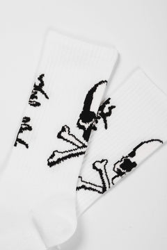 画像をギャラリービューアに読み込む, mastermind JAPAN STITCH CREW SOCKS (WHITE)