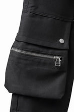 画像をギャラリービューアに読み込む, 【SAMPLE SALE】A.F ARTEFACT SOLID CARGO PANTS / WOOLISH TWILL CLOTH (BLACK)