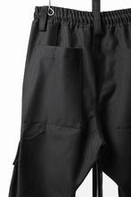 画像をギャラリービューアに読み込む, 【SAMPLE SALE】A.F ARTEFACT SOLID CARGO PANTS / WOOLISH TWILL CLOTH (BLACK)