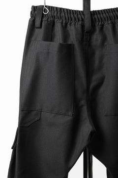 画像をギャラリービューアに読み込む, 【SAMPLE SALE】A.F ARTEFACT SOLID CARGO PANTS / WOOLISH TWILL CLOTH (BLACK)