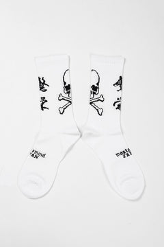 画像をギャラリービューアに読み込む, mastermind JAPAN STITCH CREW SOCKS (WHITE)