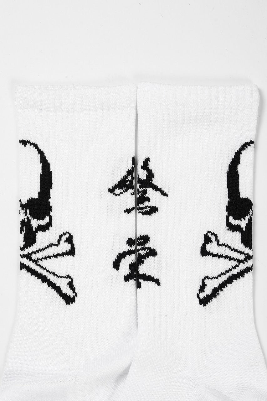 画像をギャラリービューアに読み込む, mastermind JAPAN STITCH CREW SOCKS (WHITE)