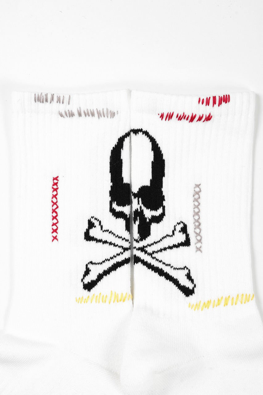 画像をギャラリービューアに読み込む, MASTERMIND WORLD STITCH CREW SOCKS (WHITE)