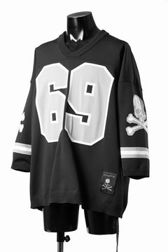画像をギャラリービューアに読み込む, mastermind JAPAN FOOTBALL SWEATER TOP (BLACK)