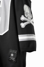 画像をギャラリービューアに読み込む, mastermind JAPAN FOOTBALL SWEATER TOP (BLACK)