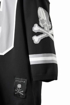 画像をギャラリービューアに読み込む, mastermind JAPAN FOOTBALL SWEATER TOP (BLACK)