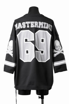 画像をギャラリービューアに読み込む, mastermind JAPAN FOOTBALL SWEATER TOP (BLACK)