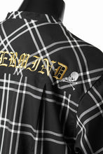 画像をギャラリービューアに読み込む, mastermind JAPAN MIXED-FABRIC POCKET SS TEE / REGULAR FIT (BLACK x BLACK)