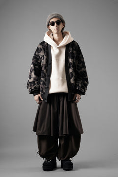 Load image into Gallery viewer, beauty : beast 8Q LAYERED SUPER WIDE SAROUEL PANTS (BROWN)