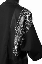 画像をギャラリービューアに読み込む, mastermind JAPAN BANDANA SS TEE / BOXY FIT (BLACK x BLACK)