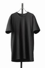 画像をギャラリービューアに読み込む, black crow x LOOM exclusive short sleeve tops / 20/1 Loop wheeled Cotton Jersey (BLACK)
