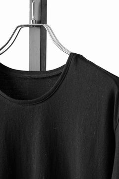 画像をギャラリービューアに読み込む, black crow x LOOM exclusive short sleeve tops / 20/1 Loop wheeled Cotton Jersey (BLACK)