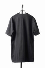 画像をギャラリービューアに読み込む, black crow x LOOM exclusive short sleeve tops / 20/1 Loop wheeled Cotton Jersey (BLACK)