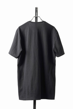 画像をギャラリービューアに読み込む, black crow x LOOM exclusive short sleeve tops / 20/1 Loop wheeled Cotton Jersey (BLACK)