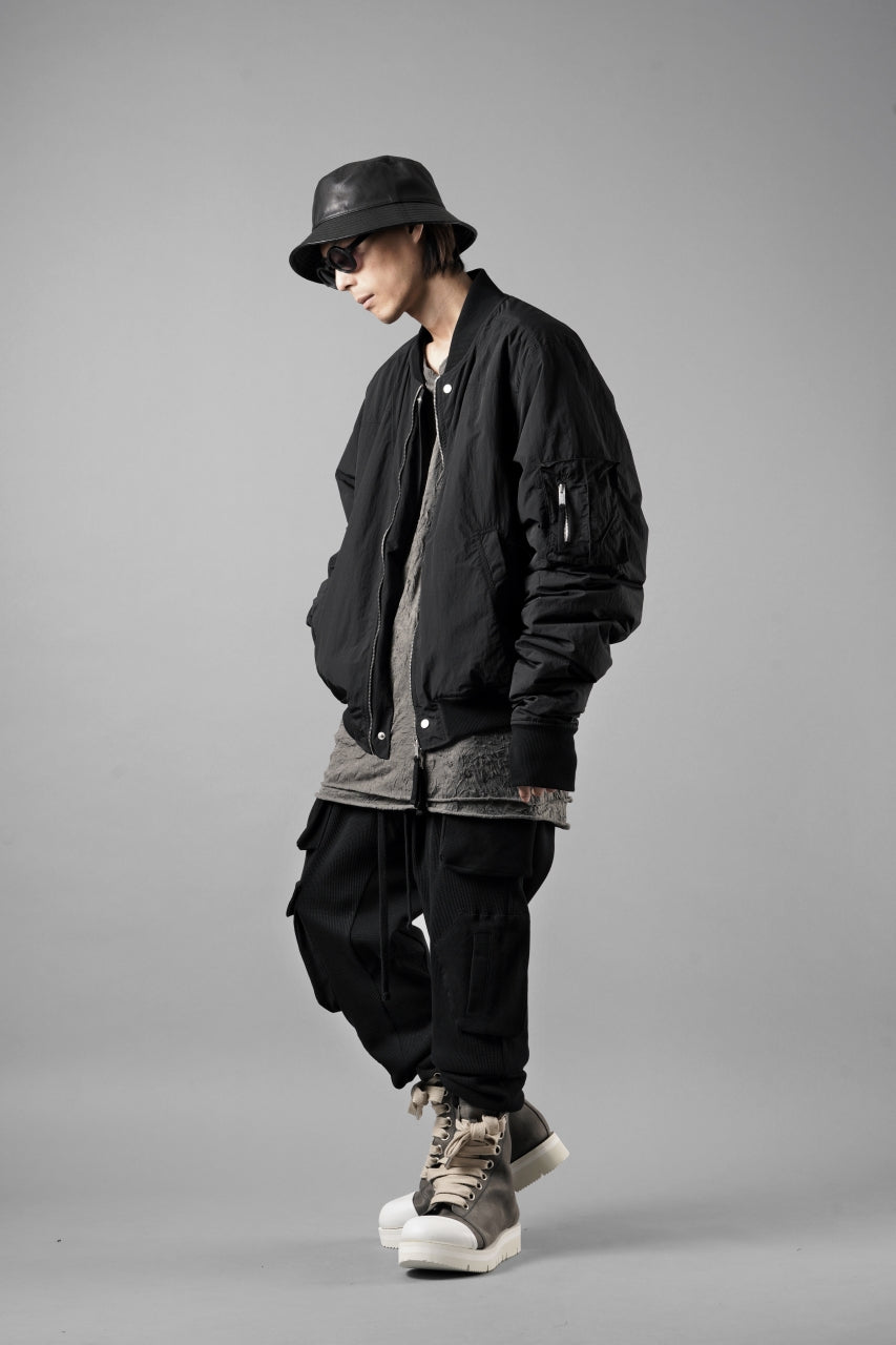 画像をギャラリービューアに読み込む, thom/krom MA-1 BOMBER JACKET / WARM PADDED (BLACK)