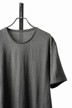 Load image into Gallery viewer, black crow x LOOM exclusive short sleeve tops / Non-Torque Cotton Yarn (M.CARBON - 中墨)