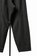 画像をギャラリービューアに読み込む, YUTA MATSUOKA curved yoke pants / mixed color kasuri (charcoal brown)