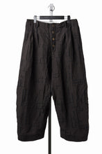 画像をギャラリービューアに読み込む, YUTA MATSUOKA hook pants / site plan jacquard (dark brown)