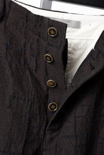 画像をギャラリービューアに読み込む, YUTA MATSUOKA hook pants / site plan jacquard (dark brown)