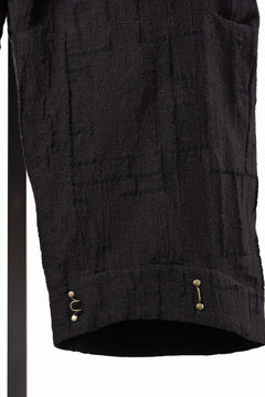 画像をギャラリービューアに読み込む, YUTA MATSUOKA hook pants / site plan jacquard (dark brown)