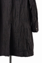 画像をギャラリービューアに読み込む, YUTA MATSUOKA long cook jacket coat / site plan jacquard (dark brown)