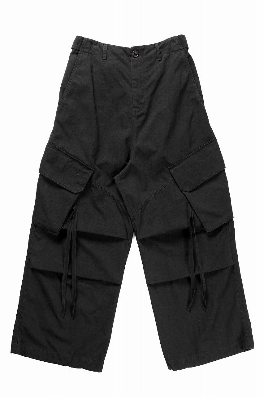 画像をギャラリービューアに読み込む, ISABEL BENENATO Technical Cargo Trousers (BLACK)