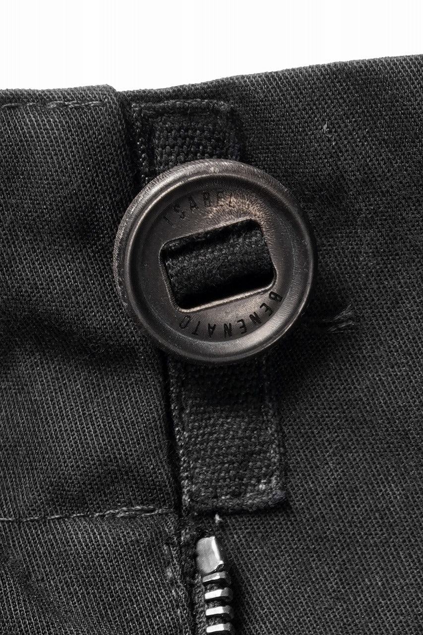 画像をギャラリービューアに読み込む, ISABEL BENENATO Technical Cargo Trousers (BLACK)