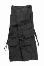 画像をギャラリービューアに読み込む, ISABEL BENENATO Technical Cargo Trousers (BLACK)