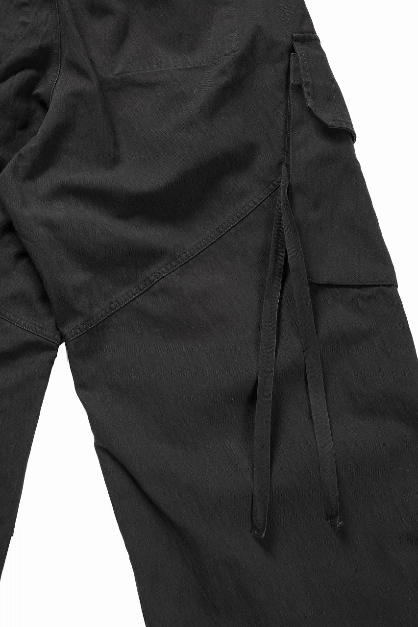 画像をギャラリービューアに読み込む, ISABEL BENENATO Technical Cargo Trousers (BLACK)