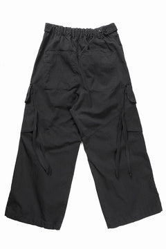 画像をギャラリービューアに読み込む, ISABEL BENENATO Technical Cargo Trousers (BLACK)