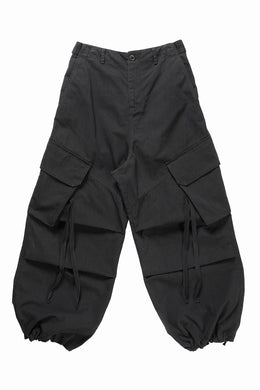 ISABEL BENENATO Technical Cargo Trousers (BLACK)