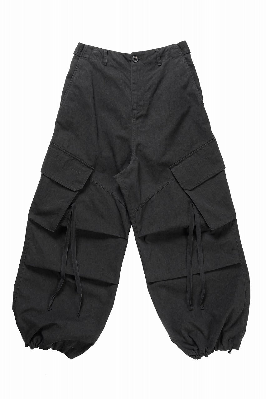 画像をギャラリービューアに読み込む, ISABEL BENENATO Technical Cargo Trousers (BLACK)