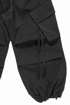画像をギャラリービューアに読み込む, ISABEL BENENATO Technical Cargo Trousers (BLACK)