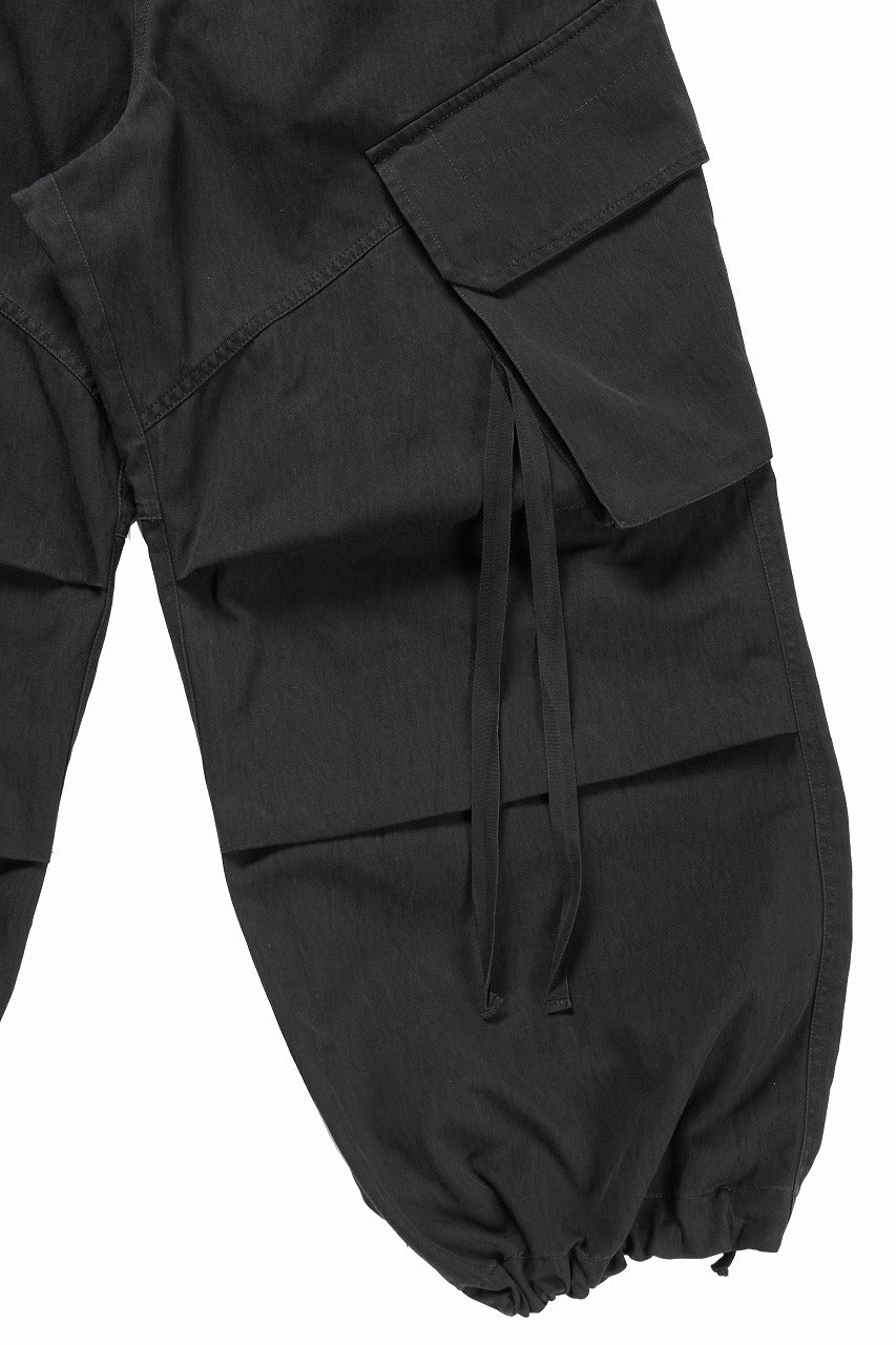 画像をギャラリービューアに読み込む, ISABEL BENENATO Technical Cargo Trousers (BLACK)