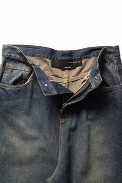 Load image into Gallery viewer, ISABEL BENENATO Wide Jeans with Zip &amp; Tartan detail (DENIM)