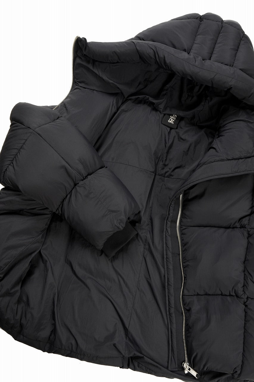 Load image into Gallery viewer, thom/krom BIG HOODIE OVERSIZED JACKET / WARM PUFFER (BLACK)