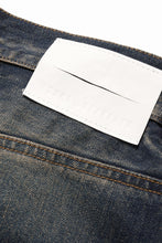 Load image into Gallery viewer, ISABEL BENENATO Wide Jeans with Zip &amp; Tartan detail (DENIM)