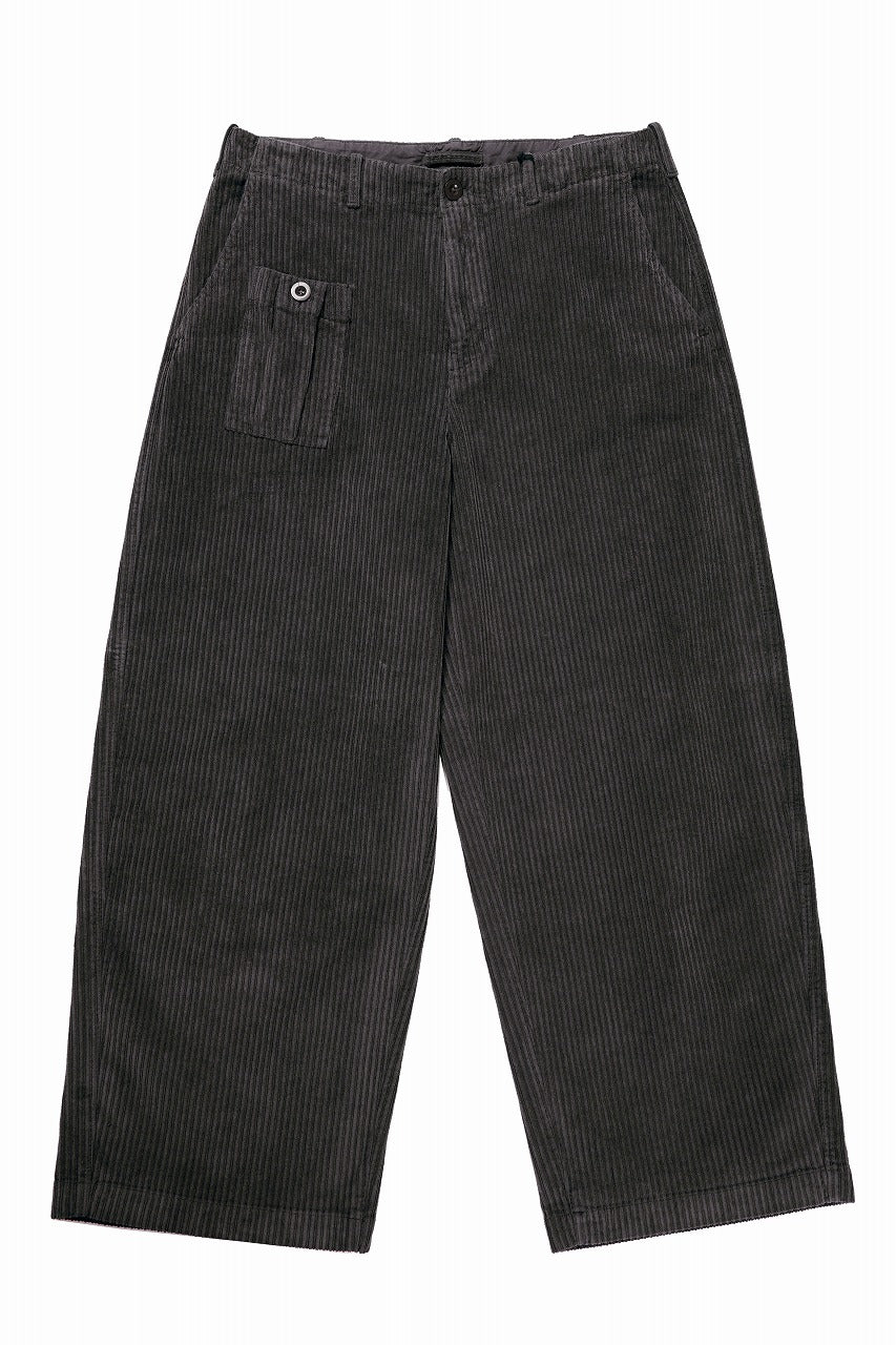Ten c PANTALONE CARGO / GARMENT DYED CORDUROY STRETCH (CAFE TURCO)