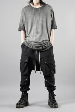 画像をギャラリービューアに読み込む, A.F ARTEFACT LOWCROTCH TACTICAL JOGGERS / TECH SMOOTH (BLACK)