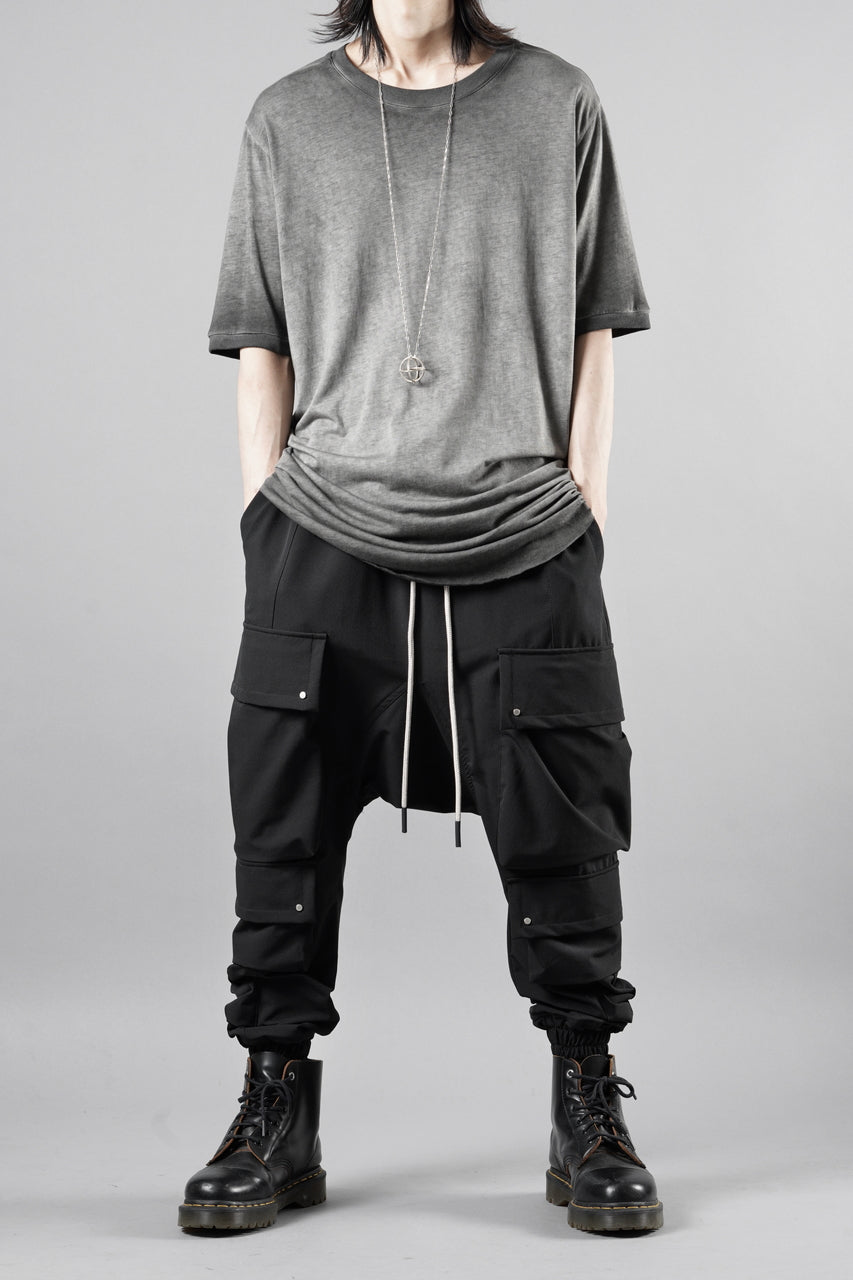 画像をギャラリービューアに読み込む, A.F ARTEFACT LOWCROTCH TACTICAL JOGGERS / TECH SMOOTH (BLACK)