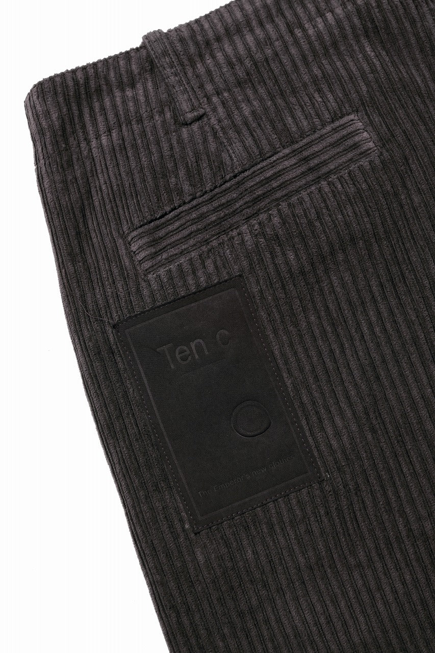 Ten c PANTALONE CARGO / GARMENT DYED CORDUROY STRETCH (CAFE TURCO)