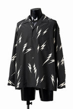 Load image into Gallery viewer, Y's for men x MASSES TE PATTERN DISCHARGE PRINT L/S SHIRT (BLACK)