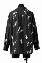 Load image into Gallery viewer, Y's for men x MASSES TE PATTERN DISCHARGE PRINT L/S SHIRT (BLACK)