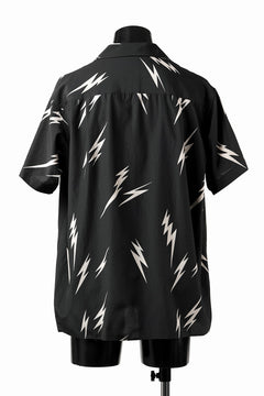 Load image into Gallery viewer, Y's for men x MASSES TE PATTERN DISCHARGE PRINT H/S SHIRT (BLACK)